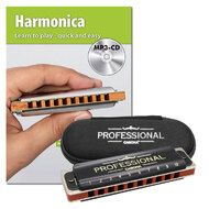 Cascha Professional Blues Series Harmonica Set in the Key of C