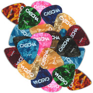 Cascha Pk-24 Assorted Celluloid Guitar Picks (Light, Medium & Heavy)