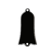 GT 3-Ply LP-Style Truss Rod Cover Plate in Black Finish (Pk-1)