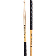 Headhunters Hickory Classic 7AS Drum Sticks with Wood Tip & Black-X Grip (1-Pair)