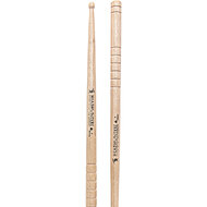 Headhunters Hickory Grooves B Drum Sticks with Wood Tip (1-Pair)