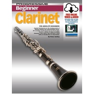 Progressive Beginner Clarinet Book/Online Video & Audio