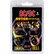 Perris "AC/DC" Highway To Hell Licensed Motion Guitar Picks (6-Pack)