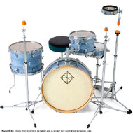 Dixon Little Roomer Series 5-Pce Drum Kit in Cerulean Frost Finish