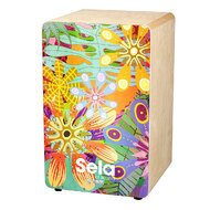 Sela "Art Series" Professional Cajon in Flower Power Design