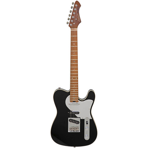 Aria 615-GTR Nashville Electric Guitar in Black Gloss Finish