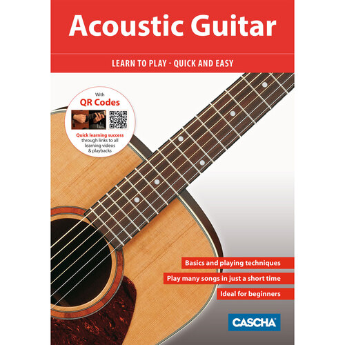 Cascha Learn To Play Quick & Easy Acoustic Guitar Method Book/Online Video