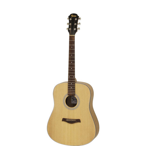 Aria Fiesta Series Traveller Acoustic Guitar in Natural Matte Finish