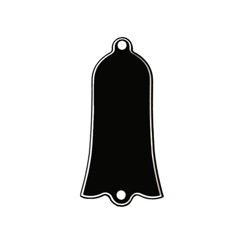 GT 3-Ply LP-Style Truss Rod Cover Plate in Black Finish (Pk-1)