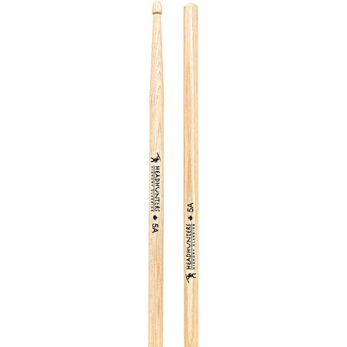 Headhunters Hickory Classic 5A Drum Sticks with Wood Tip (1-Pair)