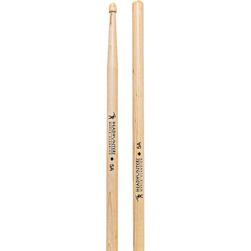 Headhunters Maple Classic 5A Drum Sticks with Wood Tip (1-Pair)