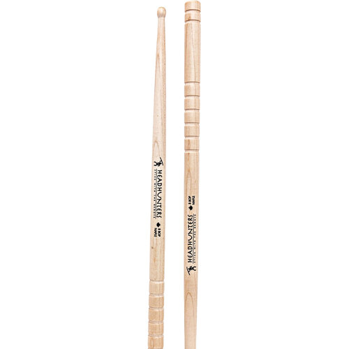 Headhunters Maple Grooves B-Bop Drum Sticks with Wood Tip (1-Pair)