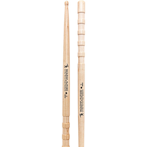 Headhunters Maple Grooves LL Drum Sticks with Wood Tip (1-Pair)