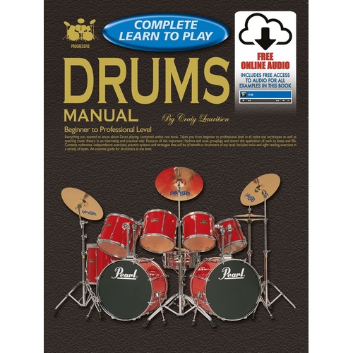 Progressive Complete Learn To Play Drums Book/Online Audio