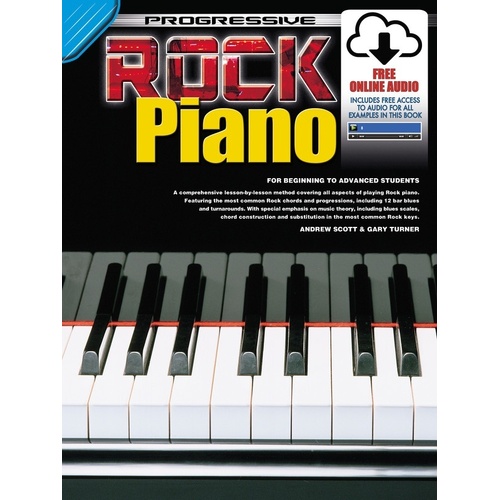 Progressive Rock Piano Method Book/Online Audio