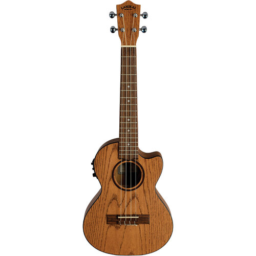 Lanikai Oak Series Tenor AC/EL Ukulele in Natural Satin Finish