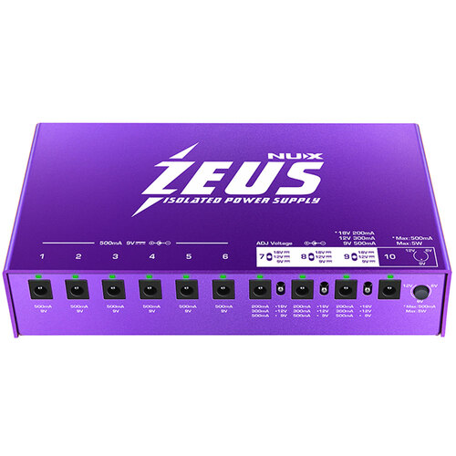 NU-X ZEUS Fully Isolated Power Supply with Cables