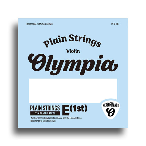 Olympia Performance Series E-1ST Plain Steel Violin Single String (4/4)