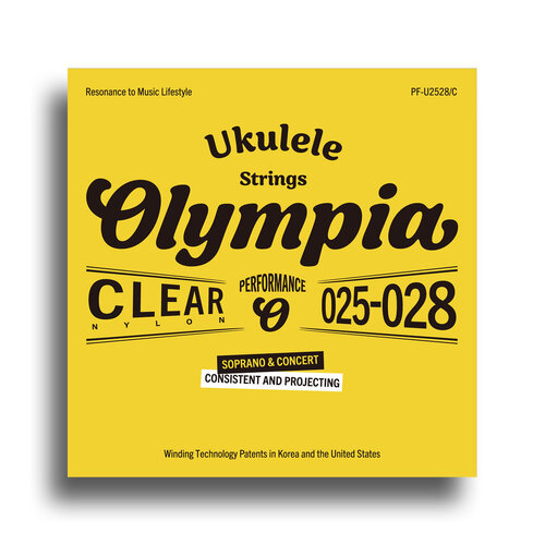 Olympia Performance Series Clear Nylon Soprano/Concert Ukulele String Set