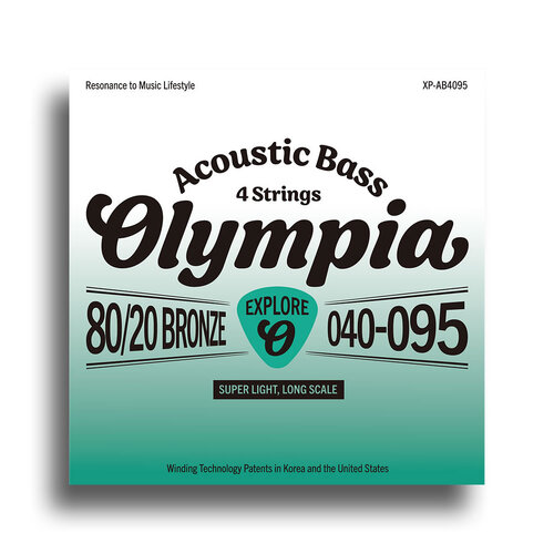 Olympia Explore Series Super-Light Acoustic Bass String Set (40-95)