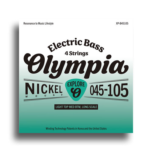 Olympia Explore Series Light Top Medium Bottom Electric Bass String Set (45-105)