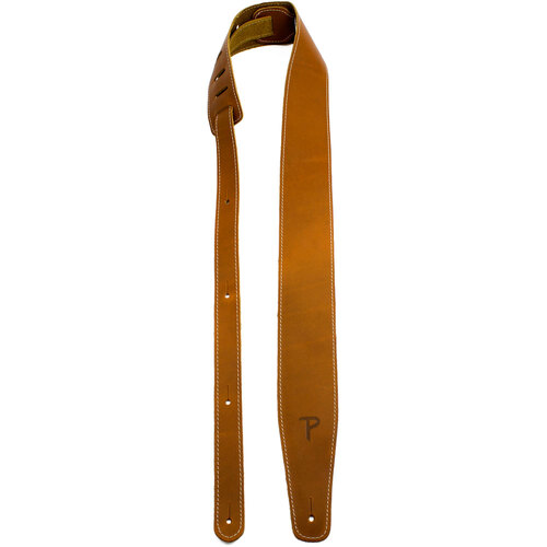 Perris 2.5" Baseball Leather Guitar Strap in Sunflower