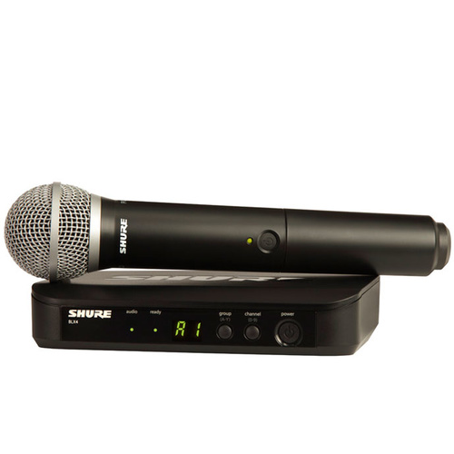 Shure BLX24/PG58 Handheld Wireless System - PG58 Handheld